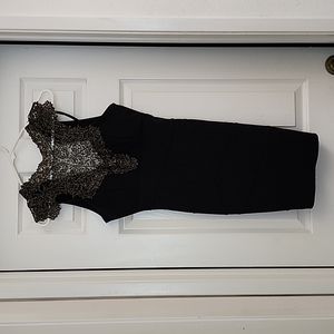 Mini Black/Gold Dress